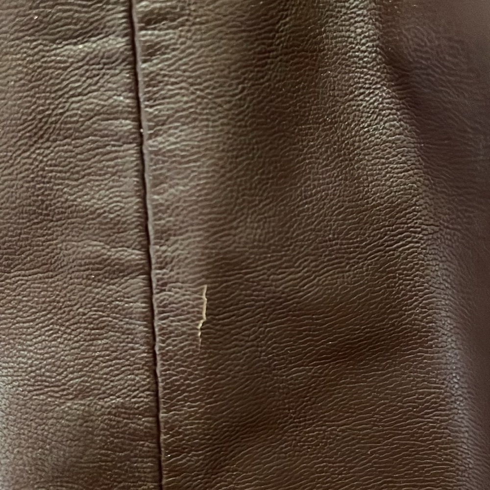 Free People Women’s Oh Snap Faux Leather Mini Skirt, size 6 - Picture 6 of 10